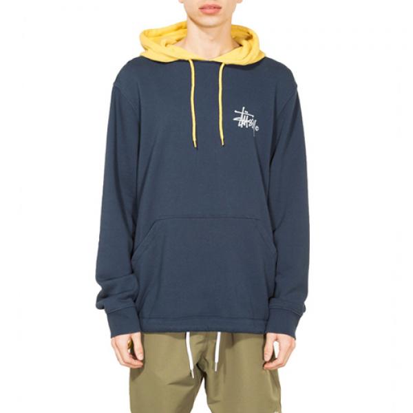 TWO TONE HOOD-DARK NAVY